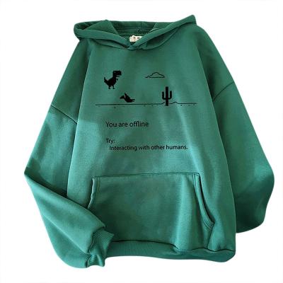 China Unisex Simple Color Block Hoodies Breathable Long Sleeve Sweatshirts 2021 Hot Sales Polyester Cotton Women Oversized Hoodies Printed 100 Pcs for sale