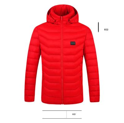 China Winter Windproof Wear Increasing Camping Double Switch 11 Zone Heating Cotton Clothing Temperature 3 Adjustable for sale