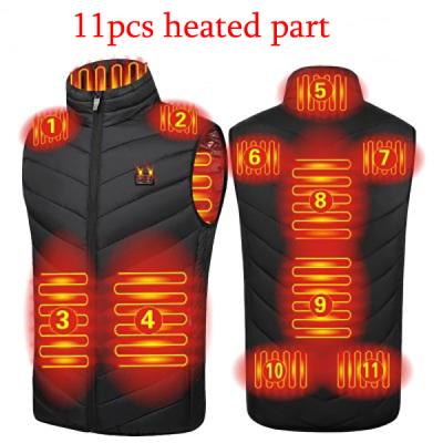 China Best Hot Sales Intelligent USB Rechargeable Breathable Winter Heated Vest For Skiing And Camping for sale