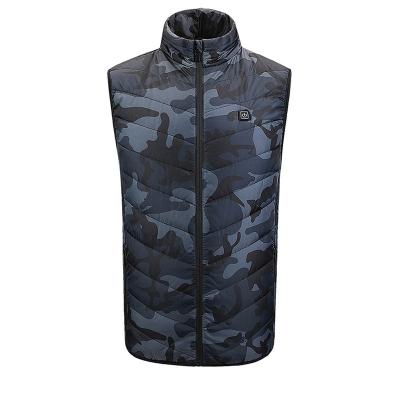 China 2021 Breathable Outdoor USB Rechargeable Battery Operated Unisex Plus Size Motorcycle Hunting Heated Vest for sale