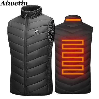 China 2021 Smart Anti-wrinkle USB Heated Man Jacket Winter Hunting Warm Duty Vest For Men's Underwear for sale