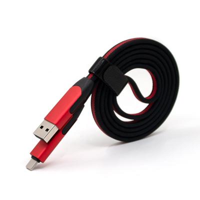 China Mobile Phone Factory 6 in 1 Multi Charging USB Charging Cable Braided Mobile Charger Cable for sale