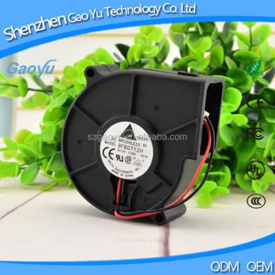 China DC 12V 0.36A Delta BFB0712H 7530 plastic centrifugal blower fan fan for sale