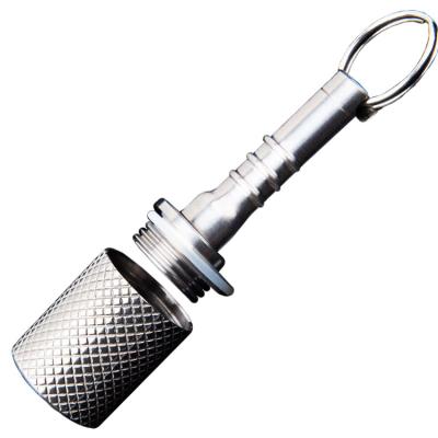 China Aluminum Waterproof Pill Box Case Bottle Key Ring Holder for sale