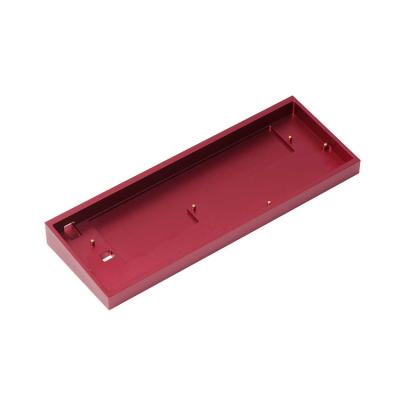 China Cnc Aluminium Keyboard Case Custom Machining Anodizing Mechanical Plate for sale