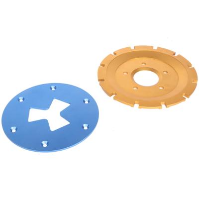 Cina Il giro di alluminio di Metall funziona la fresatura su ordinazione ed il trapano di CNC della parte in vendita