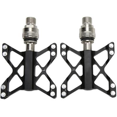 China Non Slip Aluminum Alloy Stable Quick Release Bicycle Mountain Bike Pedals for sale