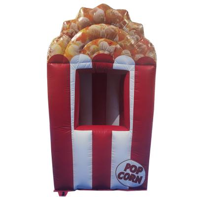 China New Design Outdoor Inflatable Popcorn Oxford Cloth or PVC Tarpaulin Mini Cartoon Booth Tents for Events for sale