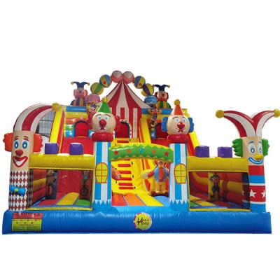 China Oxford cloth or PVC tarpaulin grade durable frozen castle kids inflatable jumpers commercial bouncer with slide for sale