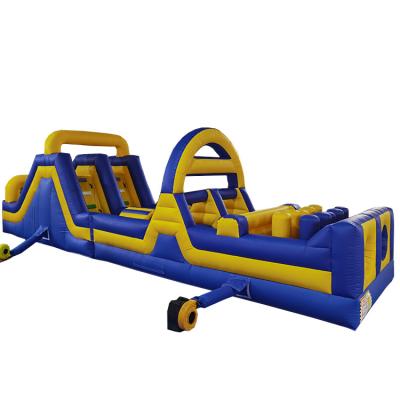 China Commercial Oxford Cloth or PVC Tarpaulin Children Playground Toys Obstacle Accessories Inflatable Bouncer Bounce House for sale