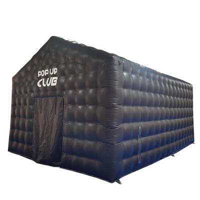 China Promotional Inflatable Air Cube Stage Party Oxford Cloth or PVC Tarpaulin Church Club House Tent Outdoor Camping for sale