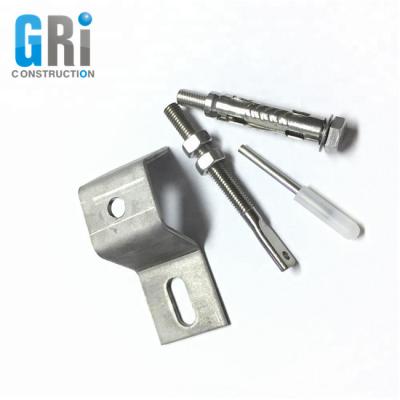 China Concrete Stone Cladding / Marble Bracket / Granite Anchor Fixing for sale