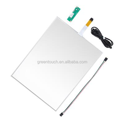 China For Open Frame Monitor GT-5W-15A-1 5wire Touch Screen 15inch Resistive Glass Panel EETI USB/RS232 Kits for sale