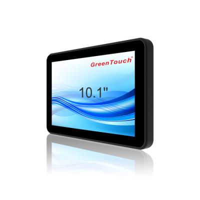 China Touch Screen GreenTouch Touch Computers All In One Touch Panel Integrated 10.1inch PC Computer Front IP65 Waterproof Touch Screen Computer for sale