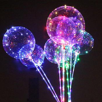 China Wholesale Gift Toy 2019 New Product Flashing Led Bobo Balloon For Wedding Decoration for sale