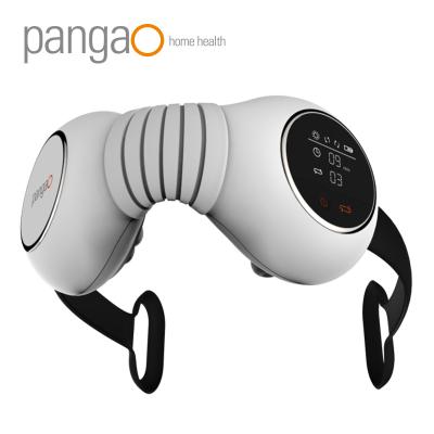 China Red Electric Light Heating PG2601B51 Pangao Rotation Shiatsu Neck Shoulder Massager for sale