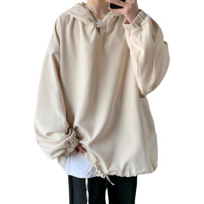 China Anti-wrinkle sweater coat Hong Kong loose original wind chic Korean trend Institute of Statistics spring and autumn soft men's hoodie for sale