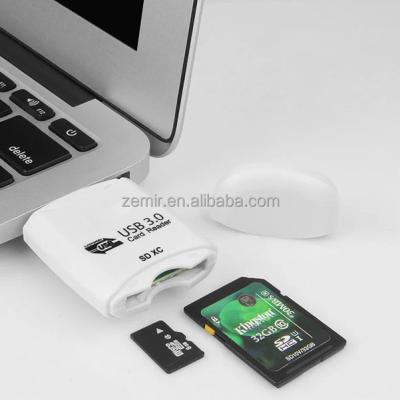 China USB 3.0 SD Card Reader TF Card Reader Adapter ECR-009 for sale