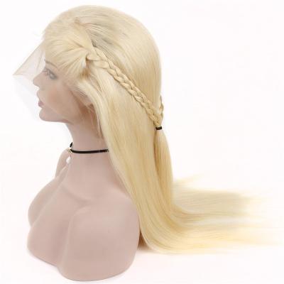 China Hayo Lace Front Wig 13x4 Straight Transparent Lace Front Human Hair Wigs For Black Girls Blonde Color for sale