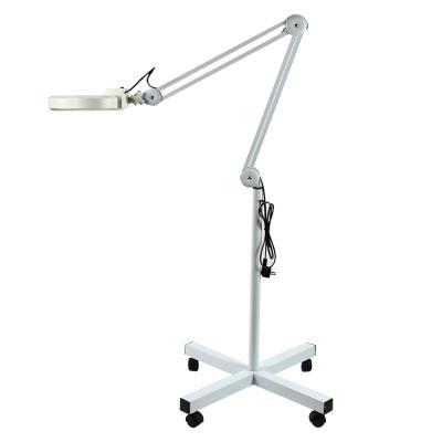 China Adjustable Type Facial Stand Beauty Cold Connection Light Magnifier Magnifying Lamp for sale