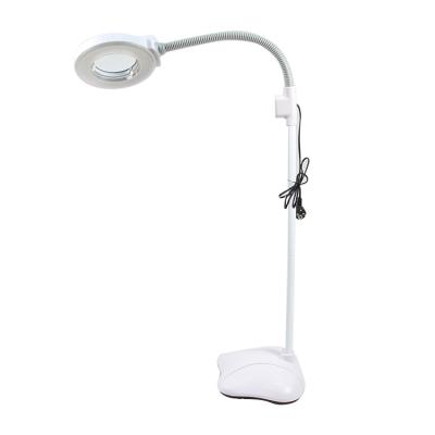 China Led Adjustable Magnifying Lamp With Stand, Head Magnifying Lamp Beauty, Facial Magnifying Lamp For Sale for sale