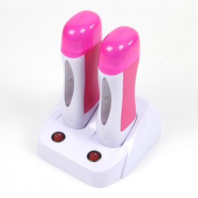 China Heater Heater Set, Double Top Wax Heater Hair Removal Roller Wax Depilatory Roll, Wax Roller Cartridge Machine for sale