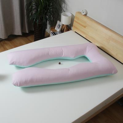 China Large Full Body Anti-pull Polyester Comfortable Baby Bump Zipper Pillow Cases Alternative Pregnancy Woman Rests Maternity for sale