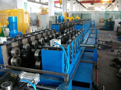 China Cable Ladder Cable Tray Roll Forming Machine , 1.5 inch Single Chain Drive for sale