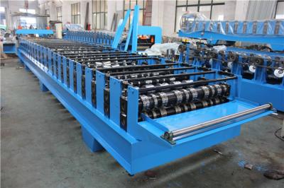 China 32KW Steel Sheet Floor Tile Making Machine Floor Deck Roll Form Machine for sale