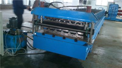 China Sheet Glazed Tile Roof Panel Roll Forming Machine Press Die Decoiler for sale