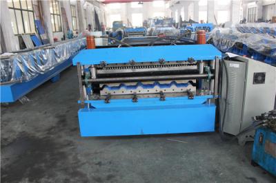 China 5.5 Kw Steel Metal Roof Roll Forming Machine With Manual , Decoiler Machine for sale