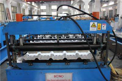 China Automatical Walkway Plank Roof Panel Roll Forming Machine with Servo Feeding for sale