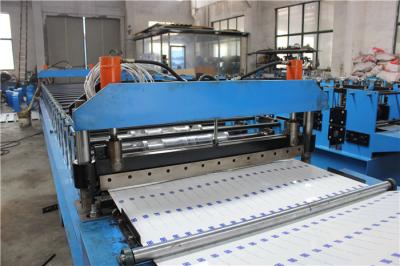 China PPGI Double Layer Metal Roof Panel Roll Forming Machine 76 mm Shaft Diameter for sale