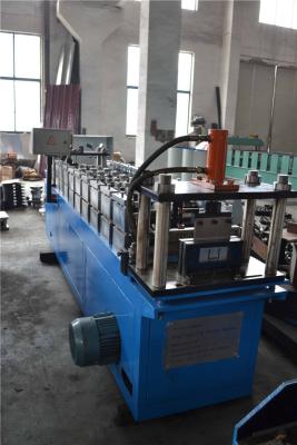 China 10 - 15 m / min Track Blue Steel Stud Roll Forming Machine with PLC Control for sale