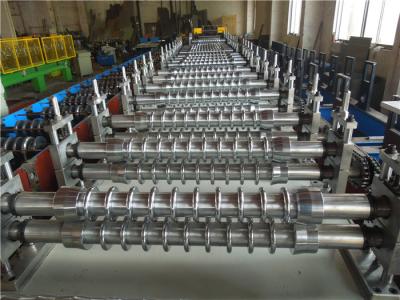 China 8m / Min Sheet Metal Floor Deck Roll Forming Machine / Roll Forming Lines for sale