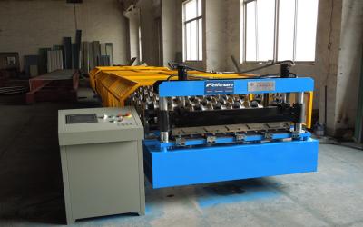 China Metal Roof Tile Steel Roll Forming Machine , Double Layer Wall Panel Forming Machine for sale