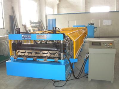 China 11KW Trapezoidal Wall Panel Steel Roll Forming Machine Roof Tile Making Machine for sale