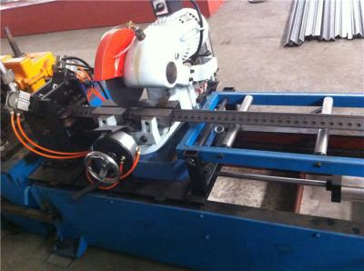 China Gearbox Driven Electrical Cabinet Frame Steel Roll Forming Machine Servo Feeder for sale