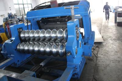 China Steel Silo Production Line with Hydraulic Decoiler / Guide / Forming / Punching for sale