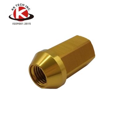 China 7075T6 Aluminum Car Wheel Fashionable Upgrade Modified Nut for sale