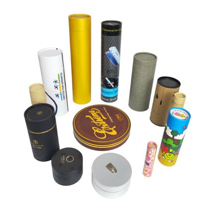 China Recycled Materials Custom Design Luxury Cardboard Circle Package Cylinder Packaging Tube Newspaper Distribution Tour Box Gift Packaging Printing Label for sale