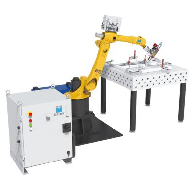 China New energy lithium battery six-axis robot automatic laser welding machine realizes welding process automation for sale