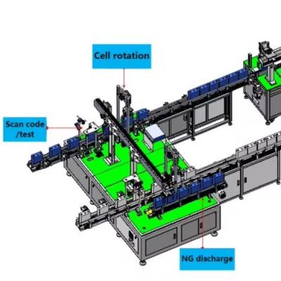 China 3.2V 100Ah Polymer Prismatic Lifepo4 Pouch Cell Assembly Line for Advanced Production for sale