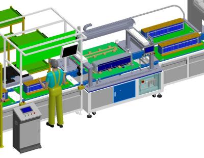 Cina Colonna di ioni di litio Lifepo4 Batteria di produzione di automazione Linea di assemblaggio di batterie al litio in vendita