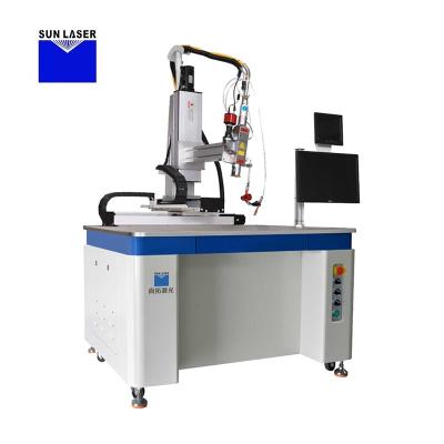 China Prismatic lithium battery laser welding machine for nickel sheet copper lead joint sheet welding for sale