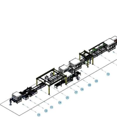 China Prismatic Lifepo4 battery equipment for lithium-ion battery pack assembly lines for sale