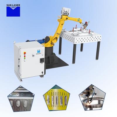 China Fully Automated Fiber Optic Robotic Arm Welder CW PWM Welding Intelligent Robot Arm for sale