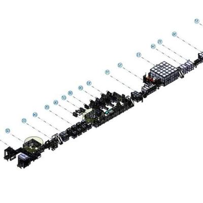 Chine L'assemblage de la batterie au lithium est assuré par une ligne de production automatique. à vendre