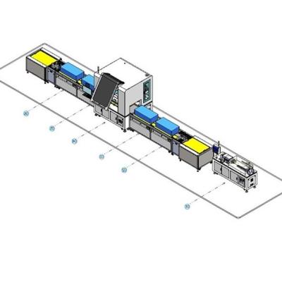 China New Prismatic Battery Pack Assembly Iron Phosphate Battery Module Assembly Line for sale