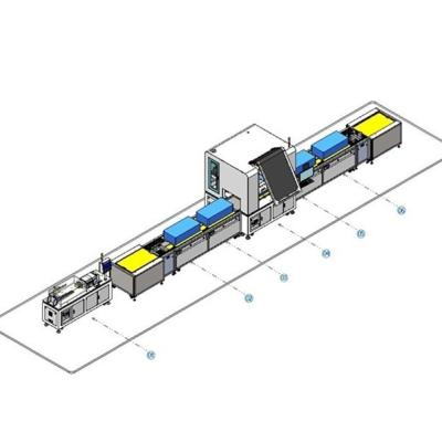 China Automatic Lithium Battery Pack Assembly Line 10PPM Cylindrical Battery Production Line 200KG Equipment for sale